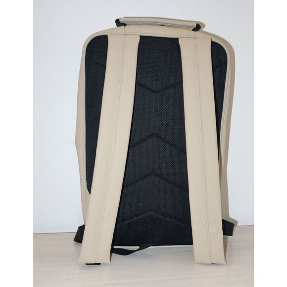 RAINS 12310 Unisex One Size Sand/Beige Book Backpack - Picture 2 of 16